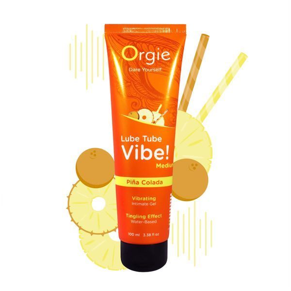 Вібролубрикант Orgie Lube Tube Vibe! Pina Colada (100 мл) SX3135 фото