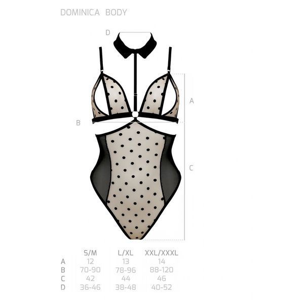 Боді Passion DOMINICA BODY XXL XXXL, beige SO8425 фото