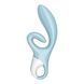 Вібратор-кролик з подвійним відростком та потужним мотором Satisfyer Touch Me Blue SO7777 фото 2