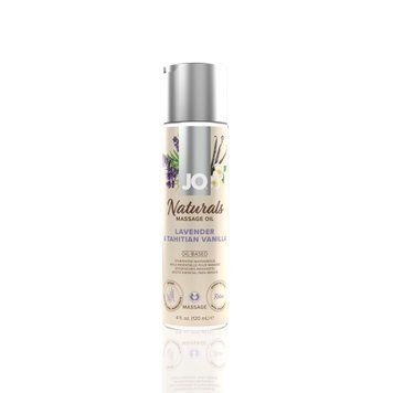 Масажна олія JO Naturals Massage Oil Lavender&Vanilla (120 мл) SO6165 фото