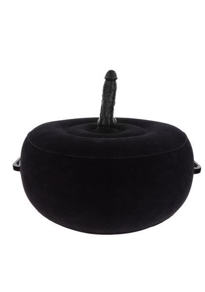 Надувна подушка з вібратором - Inflatable Remote Controlled Fuck Seat 62530030-17129-X-BLACK фото