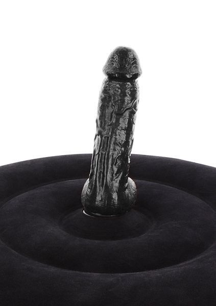 Надувна подушка з вібратором - Inflatable Remote Controlled Fuck Seat 62530030-17129-X-BLACK фото