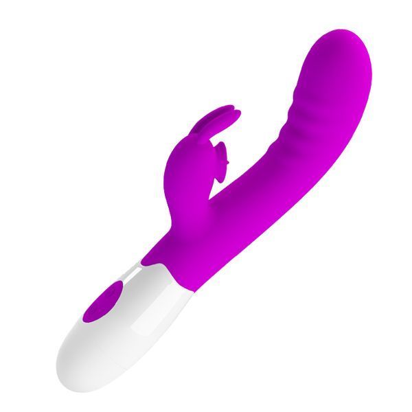 Вібратор-кролик Pretty Love Cerberus Licking Vibrator Purple 6603BI-014795 фото