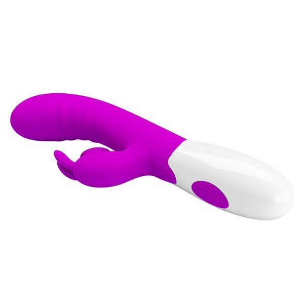 Вібратор-кролик Pretty Love Cerberus Licking Vibrator Purple 6603BI-014795 фото