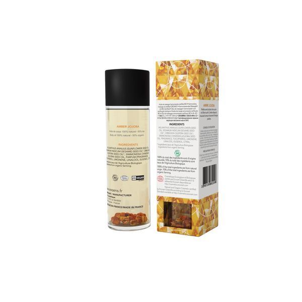 Масажна олія EXSENS Amber Jojoba (гармонізує, з бурштином), 100 мл SO2369 фото