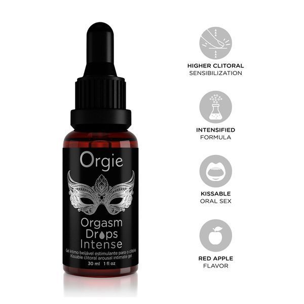 Збуджувальні краплі для клітора Orgie Orgasm Drops Intense, 30 мл SX1530 фото