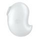 Вакуумний кліторальний стимулятор з вібрацією Satisfyer Cutie Ghost White SX0573 фото 2