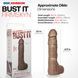 Фалоімітатор, що кінчає Doc Johnson The Realistic Cock ULTRASKYN - Squirting 9,5 Inch Caramel SX4471 фото 5
