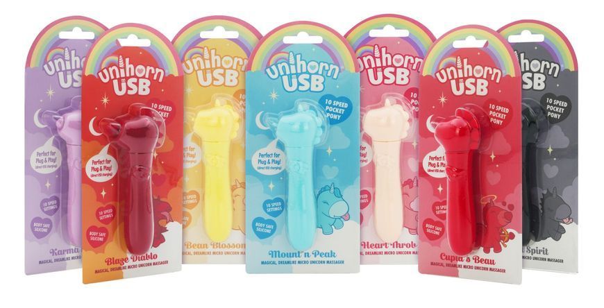 Вібратор-єдиноріжка Unihorn USB Bullet - Karma Lilac, віброкуля, USB-зарядка SX2868 фото