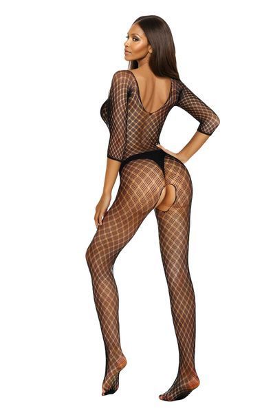 Бодістокінг SoftLine Bodystocking 2048, black - One Size 5590204810 фото