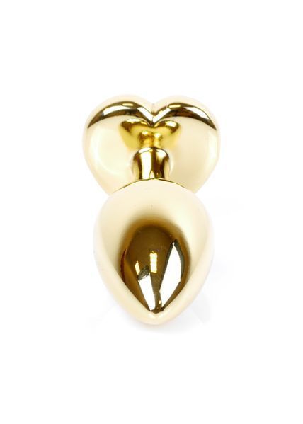 Анальна пробка Boys of Toys Jewellery Gold Heart Plug Red, d - 2,7 см 62530064-00037 фото