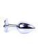 Анальна пробка Boys of Toys Jewellery Silver Plug Clear d - 2,7 см 62530064-00012 фото 3