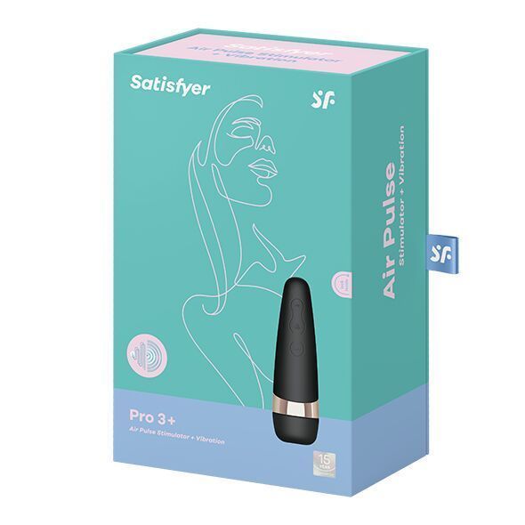 Вакуумний кліторальний стимулятор Satisfyer Pro 3+ Vibration SO2304 фото