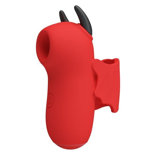 Вакуумний вібростимулятор Pretty Love Magic Devil Stimulator Red з електростимуляцією 6603BI-300070 фото