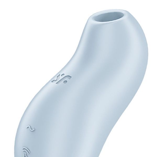Вакуумний кліторальний стимулятор з вібрацією Satisfyer Pocket Pro 1 Blue SX0574 фото