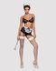 Еротичний костюм покоївки Obsessive Maidme Set 5pcs, S/M (бюстгальтер, стрінги, пояс для панчіх з фартухом, панчохи та чепчик) SO7290 фото 3