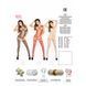 Бодістокінг Passion BS013 white, комбінезон, імітація панчіх і пояса PBS013W фото 5