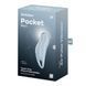 Вакуумний кліторальний стимулятор з вібрацією Satisfyer Pocket Pro 1 Blue SX0574 фото 5