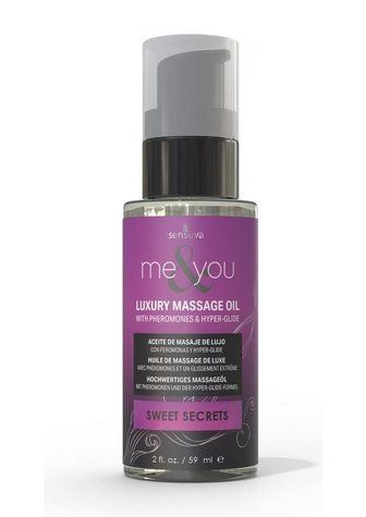 Масажна олія Sensuva Me&You - Sweet Secrets (Pomegranate, Fig, Coconut & Plumeria) 59 мл SO9832 фото