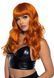 Хвиляста перука Leg Avenue Misfit Long Wavy Wig Ginger, довга, реалістичний вигляд, 61 см SO8012 фото