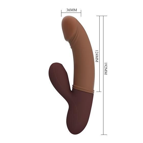 Вібратор-кролик Pretty Love Kane Vibrator Brown 6603BW-500007 фото