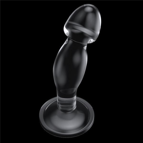 Анальна пробка LoveToy Flawless Clear Prostate Plug 6.5" Clear 6452LV310020 фото