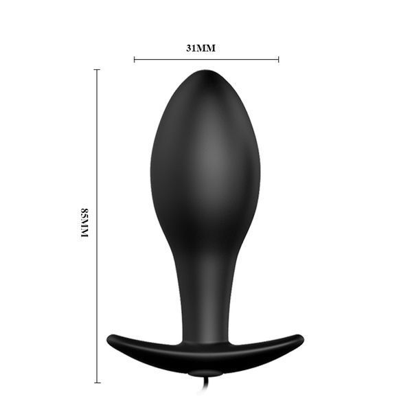 Анальна пробка Pretty Love Special Anal Stimulation Vibrating Butt Plug Black 6603BI-040038 фото