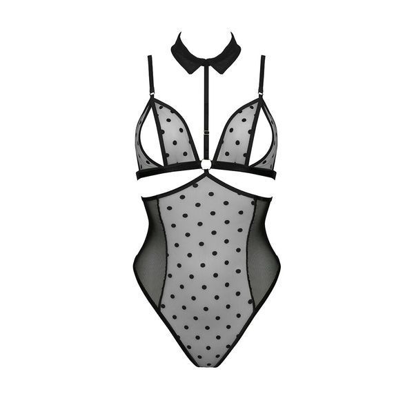 Боді Passion DOMINICA BODY XXL XXXL, black SO8428 фото
