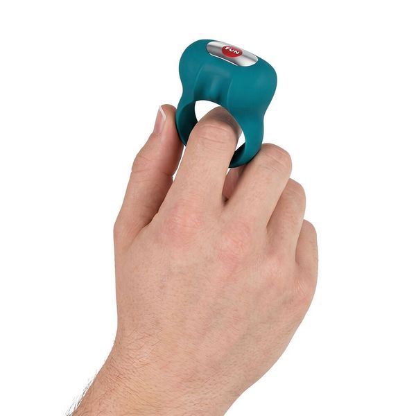 Ерекційне віброкільце Fun Factory Steady Bottle Green SX4233 фото