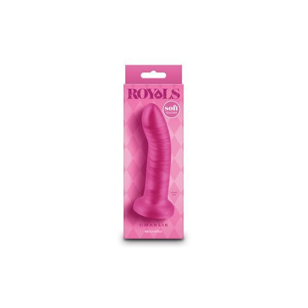 Дилдо NS Novelties Royals - 5" Charlie - Metallic Pink SX4326 фото