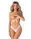 Трусики Obsessive Arrowel White crotchless thong SX2591 фото 5