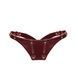 Шкіряні трусики для вібратора Liebe Seele Wine Red Forced Orgasm Strop, повністю регульовані SO9465 фото 3