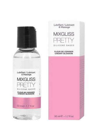 Лубрикант на силіконовій основі з ароматом квіток вишні MixGliss PRETTY FLEUR CERISIER (50 мл) SO1362 фото