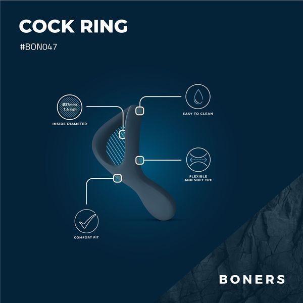 Ерекційне кільце Boners Cock ring SX2204 фото