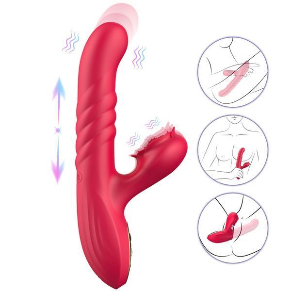 Вібратор - Erospace Sweet Play G-Spot Vibrator With Thrusting A2 62050070-0002 фото