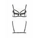 Бюстгальтер-стрепи з мереживом Passion Exclusive SOLON BRA, black PS28002 фото 5