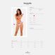 Напівпрозорі трусики Obsessive Heavenlly panties XL 2XL, відкриті сідниці SO8169 фото 7