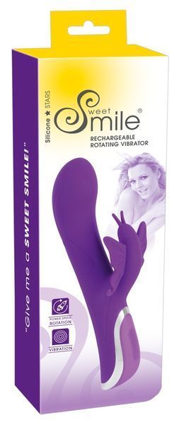 Вібратор-кролик Sweet Smile Rechargeable Rotating Vibrator 61325942020000 фото