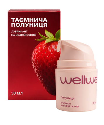 Оральний лубрикант зі смаком &ldquo;Полуниця&rdquo; WellWet (30 мл) WO30LS фото