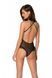 Еротичне боді Passion DOLLY BODY, XXL XXXL, black, з відкритими чашками SO9702 фото 2