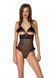 Еротичне боді Passion DOLLY BODY, XXL XXXL, black, з відкритими чашками SO9702 фото 1
