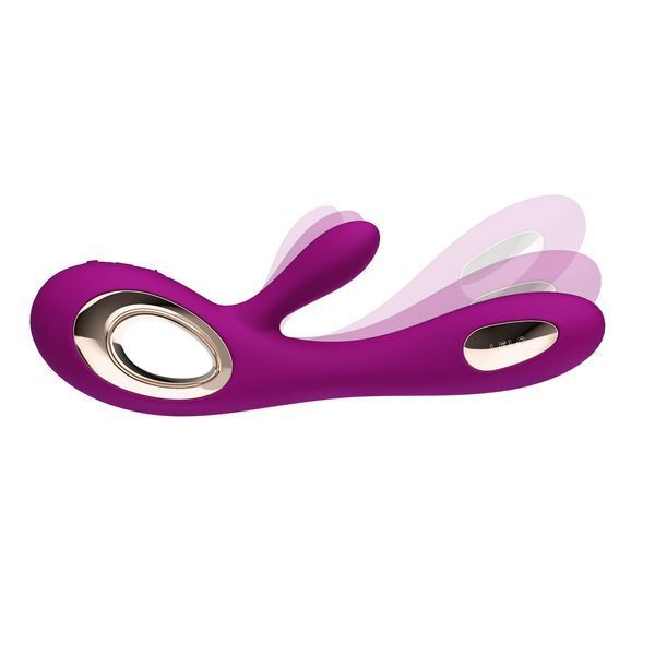 Вібратор-кролик LELO Soraya Wave Deep Rose, манливі рухи стовбура SO8113 фото