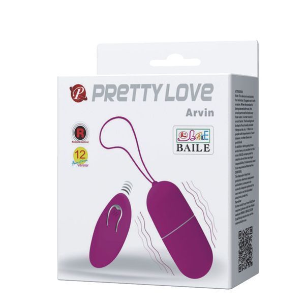 Віброяйце Pretty Love Arvin Vibrating Egg Purple, 52 г 6603BI-014374W фото