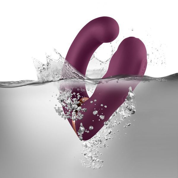Вібратор Rocks Off Gemini Burgundy SX2425 фото