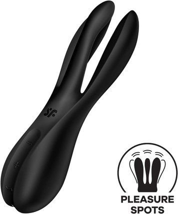 Кліторальний вібратор Satisfyer Threesome 2 Black SX1214 фото