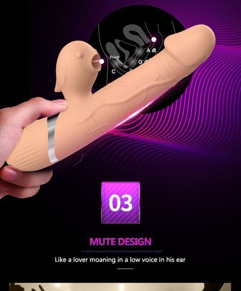 Вібратор - Basia Thtusting Vibrator 2in1 62530026-00140 фото