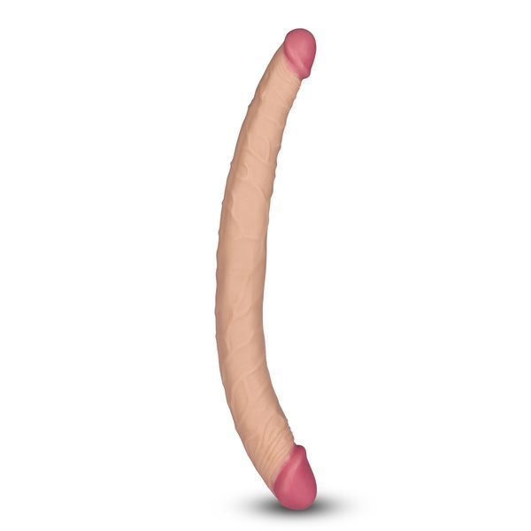 Двосторонній фалоімітатор LoveToy King-Sized Realistic Ladykiller Tapered Double 14" 6452LV2214 фото