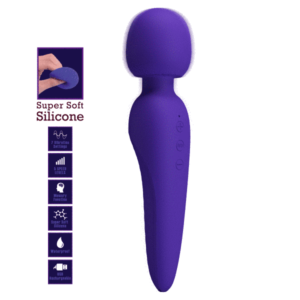 Вібромасажер Pretty Love Meredith Massager Purple 6603BI-014668-3 фото