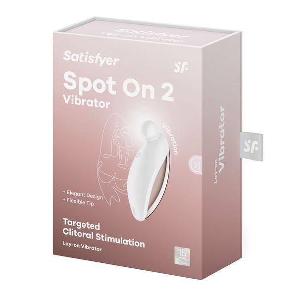 Вібратор для зовнішньої стимуляції Satisfyer Spot On 2 White SX0578 фото