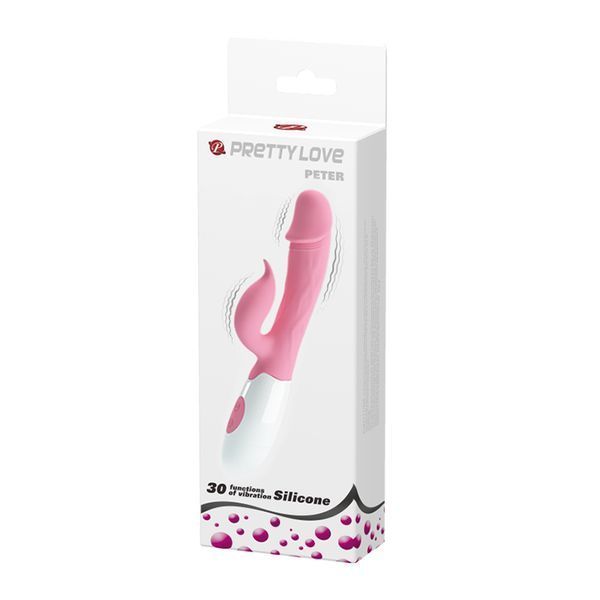 Вібратор-кролик Pretty Love Peter Vibrator Pink 6603BI-014706-1 фото